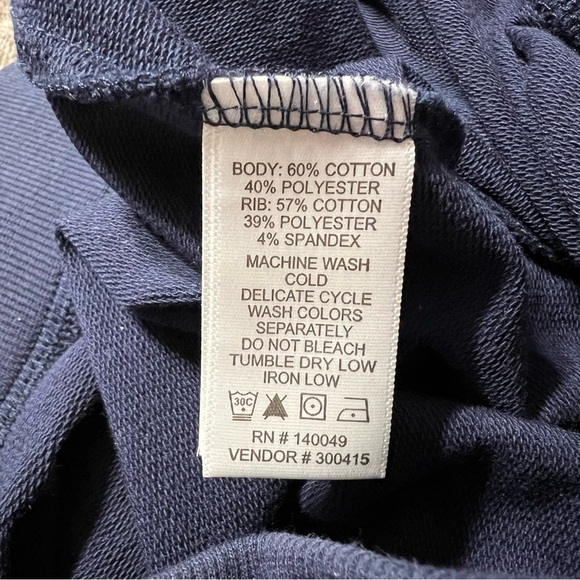 Real Comfort by Chadwicks Navy Blue Pull On Pants size Petite Medium - Picture 6 of 6